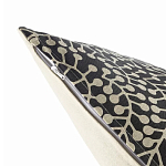 Подушка декоративная черного цвета Blossom Essence Grace варинант исполнения - 3 | Loft Concept в Липецке