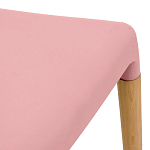 Пластиковый стул на ножках из массива бука Ferret Pink варинант исполнения - 7 | Loft Concept в Липецке
