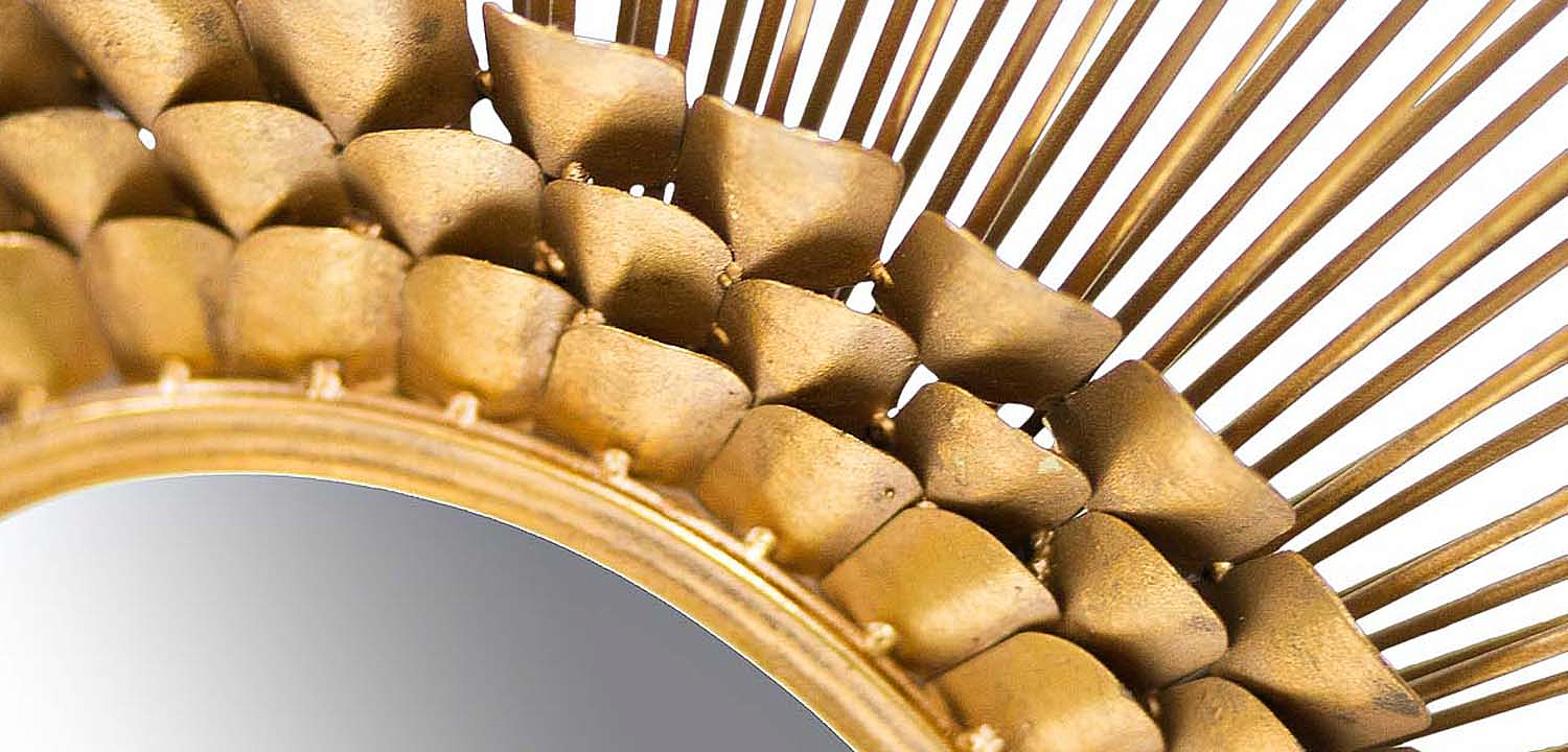 Зеркало-солнце Golden Petals Mirror Sun Зеркало-солнце Golden Petals Mirror Sun - Loft-Concept в Липецке