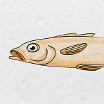 Плитка с узором Рыба Русалка варинант исполнения - 5 | Loft Concept в Липецке