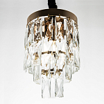 Подвесной светильник с прямоугольными хрустальными подвесками Lunet Crystal Rectangulars Pendant Light 2 варинант исполнения - 3 | Loft Concept в Липецке