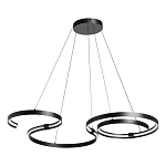 Люстра подвесная светодиодная в виде волнообразной ленты Ribbon Vortex варинант исполнения - 2 | Loft Concept в Липецке