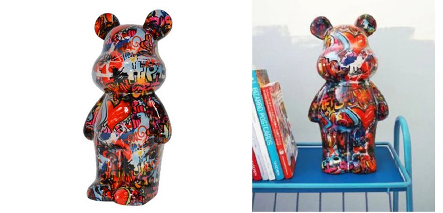 Статуэтка Graffiti Bear red Статуэтка Graffiti Bear red - Loft-Concept в Липецке