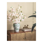 Ваза с зелеными цветочными и птичьими мотивами Vase Inspired by Nature варинант исполнения - 4 | Loft Concept в Липецке