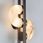 Бра  с фигурным мраморным рассеивателем Spiral of Warm Light варинант исполнения - 3 | Loft Concept в Липецке