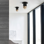 Потолочный светильник светодиодный с плафоном из натурального камня Purgatory варинант исполнения - 2 | Loft Concept в Липецке