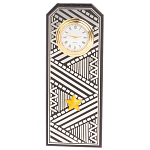 Часы подарочные настольные в виде погона Генерала из натурального камня Змеевик Silver Military Clock варинант исполнения - 1 | Loft Concept в Липецке