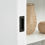 Витрина с раздвижными дверцами Wells Glass Showcase White варинант исполнения - 6 | Loft Concept в Липецке