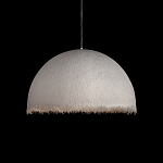 Подвесной светильник в форме купола белого цвета с ажурной бахромой Tactile Line варинант исполнения - 11 | Loft Concept в Липецке