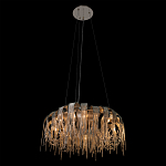 Люстра круглая подвесная с металлическими дугами и длинными цепочками 80 см Atlantis Chain варинант исполнения - 5 | Loft Concept в Липецке