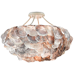 Потолочный светильник с каскадным абажуром из ракушек Sea Ravens варинант исполнения - 2 | Loft Concept в Липецке