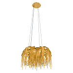 Люстра подвесная круглая с изогнутыми металлическими дугами и ниспадающими цепочками 65 см Atlantis Chain варинант исполнения - 4 | Loft Concept в Липецке