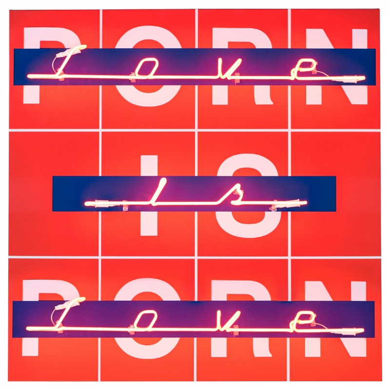 Постер Love is love Красный Постер Love is love Красный в Липецке | Loft Concept