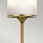 Бра вертикальное с белым полукруглым плафоном и длинным стержнем S Kichler варинант исполнения - 4 | Loft Concept в Липецке