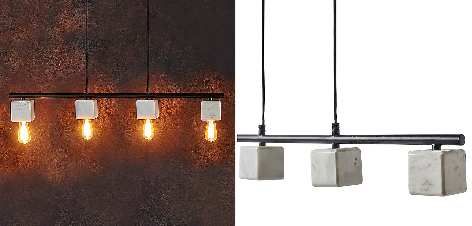 Люстра Shaw Four Marble Cubes Chandelier Люстра Shaw Four Marble Cubes Chandelier - Loft-Concept в Липецке