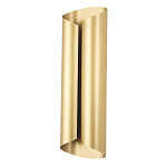 Бра с матовым цилиндрическим абажуром цвета латунь Monolith варинант исполнения - 1 | Loft Concept в Липецке