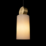 Подвесной светильник с цилиндрическим мраморным плафоном Marble square варинант исполнения - 6 | Loft Concept в Липецке