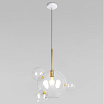 Подвесной светильник со стеклянными плафоном в виде шара и золотыми деталями & Coombes варинант исполнения - 1 | Loft Concept в Липецке