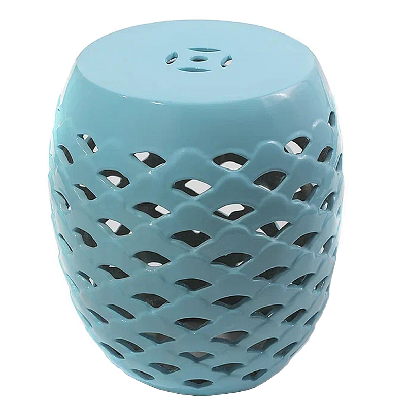 Керамический табурет Ceramic Chair Turquoise Бирюзовый Керамический табурет Ceramic Chair Turquoise Бирюзовый в Липецке | Loft Concept