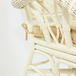 Комплект обеденный из ротанга Eloise grand white варинант исполнения - 9 | Loft Concept в Липецке