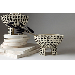 Чаша на ножках для фруктов или сухофруктов "Лонерно" варинант исполнения - 3 | Loft Concept в Липецке