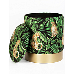 Пуф Leopards in the ferns варинант исполнения - 2 | Loft Concept в Липецке