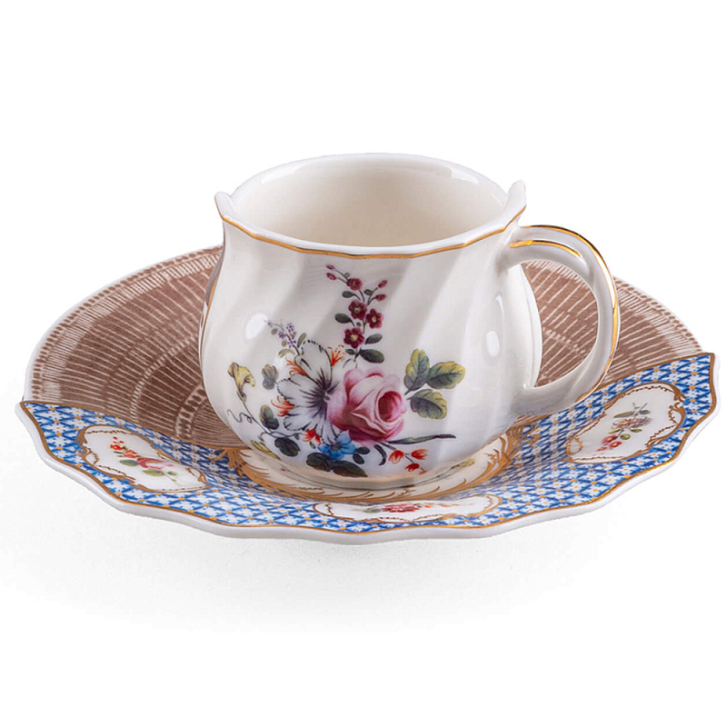 Кофейная пара Seletti Djenne Белый Мульти Кофейная пара Seletti Djenne Белый Мульти в Липецке | Loft Concept