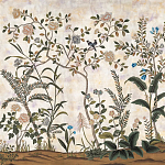 Обои ручная роспись Siam White Metal варинант исполнения - 1 | Loft Concept в Липецке