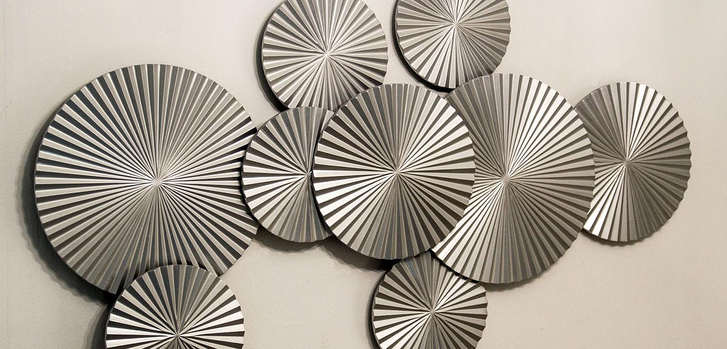 Арт-объект Apollo Silver Wall Plaque Disc 9 Арт-объект Apollo Silver Wall Plaque Disc 9 - Loft-Concept в Липецке