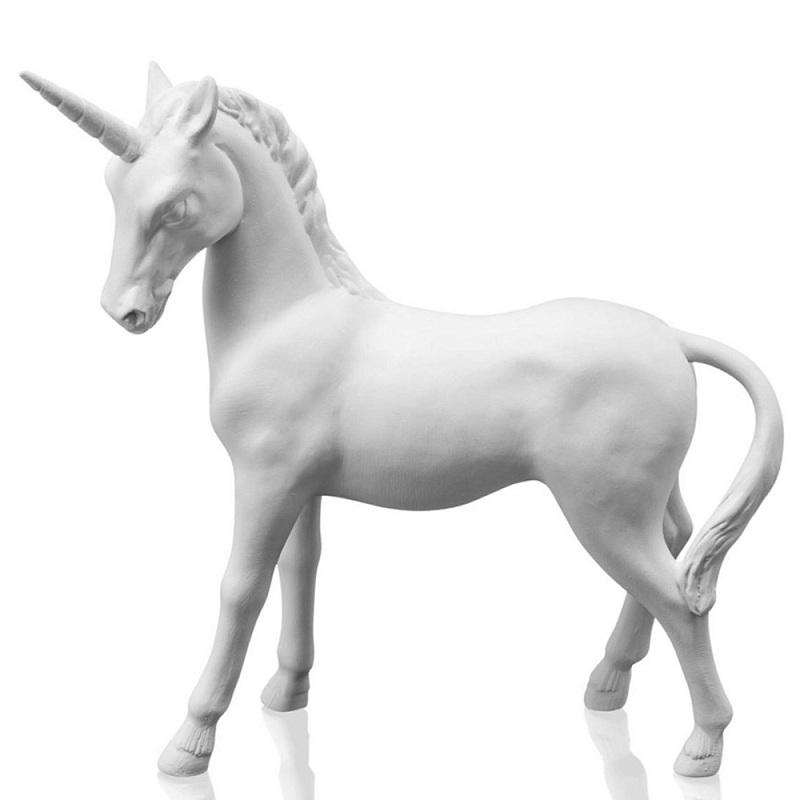 Статуэтка Unicorn Bisc. Белый Статуэтка Unicorn Bisc. Белый в Липецке | Loft Concept