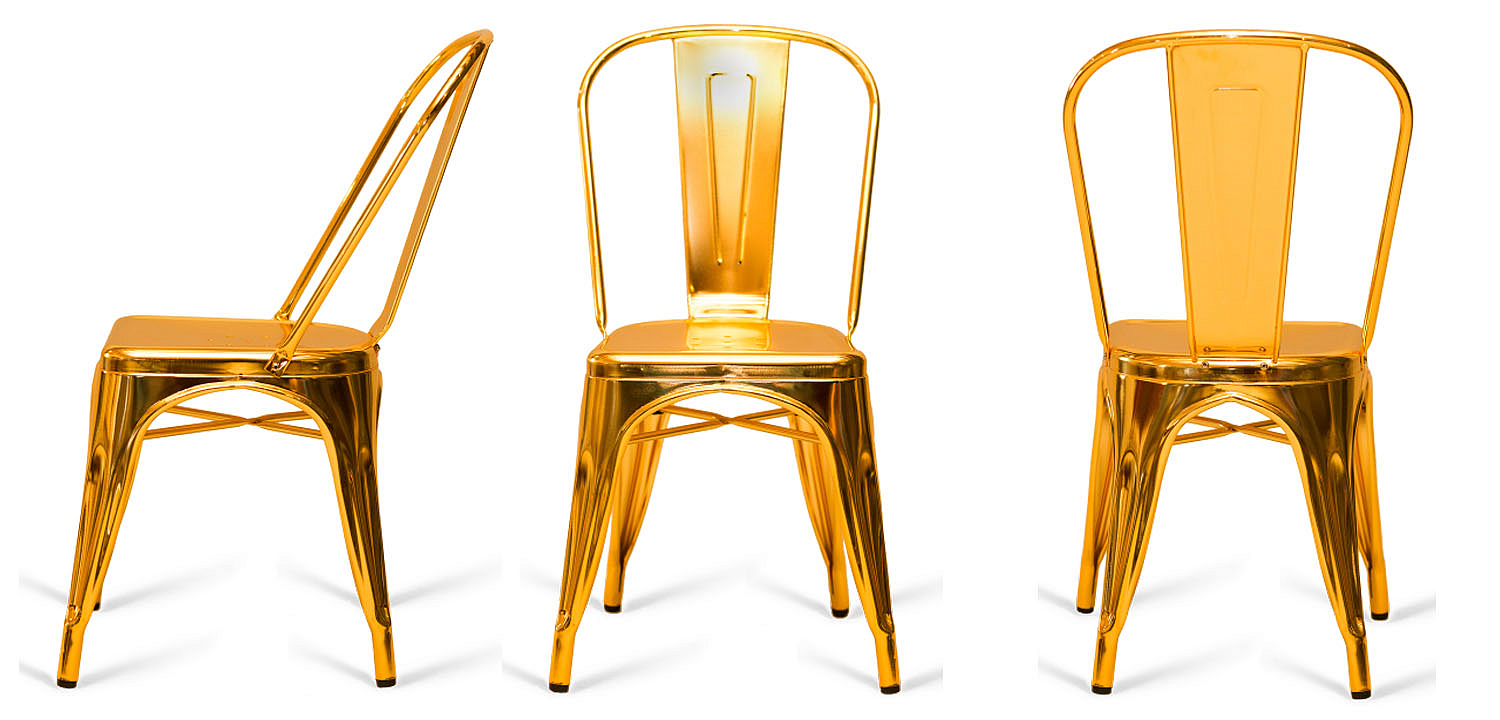 Золотой стул Tolix Gold Золотой стул Tolix Gold - Loft-Concept в Липецке