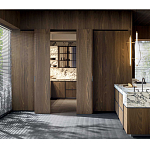 Раздвижные деревянные двери для кухни SISTEMA 7 Dada Engenereed Doors варинант исполнения - 5 | Loft Concept в Липецке