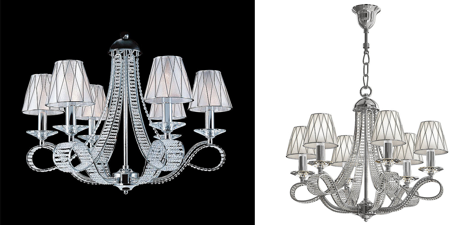 Люстра Franseza Chandelier chrome 67 Люстра Franseza Chandelier chrome 67 - Loft-Concept в Липецке