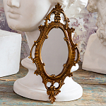 Зеркало настенное в ажурной раме бронзового цвета Classic Ornament Mirror варинант исполнения - 3 | Loft Concept в Липецке