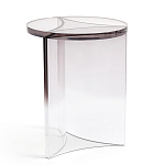 Стол журнальный круглый Acrylic Аether Smoke варинант исполнения - 1 | Loft Concept в Липецке