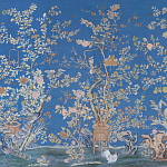 Обои ручная роспись Houghton Canton Blue варинант исполнения - 1 | Loft Concept в Липецке