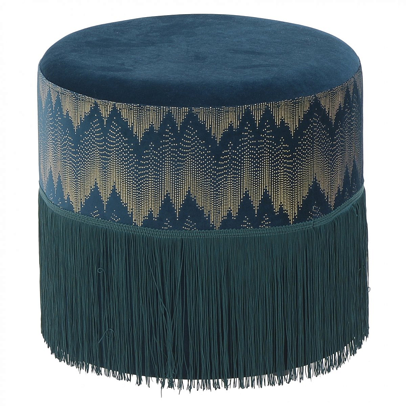 Пуф Fringe Blue Синий Пуф Fringe Blue Синий в Липецке | Loft Concept