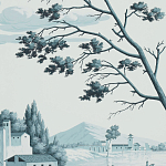 Обои ручная роспись Views of Italy Mare Verde варинант исполнения - 3 | Loft Concept в Липецке