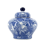 Ваза с крышкой в китайском стиле Гранатовое дерево Blooming Pomegranate варинант исполнения - 8 | Loft Concept в Липецке