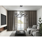 Люстра подвесная светодиодная в виде волнообразной ленты Ribbon Vortex варинант исполнения - 13 | Loft Concept в Липецке