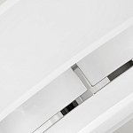 Потолочный светильник с двухслойным белым текстильным абажуром Hinkley варинант исполнения - 12 | Loft Concept в Липецке