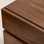 ТВ-тумба с узором из шпона на фасаде Sahara варинант исполнения - 5 | Loft Concept в Липецке