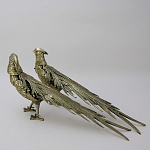 Статуэтка бронзовая пара Фазаны Bronze Birds варинант исполнения - 2 | Loft Concept в Липецке