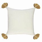 Чехол на подушку с кисточками и вышивкой птиц Ethnic mix Birds Square варинант исполнения - 4 | Loft Concept в Липецке