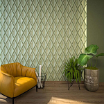 Гипсовая 3D панель с принтографией PM-102 варинант исполнения - 2 | Loft Concept в Липецке