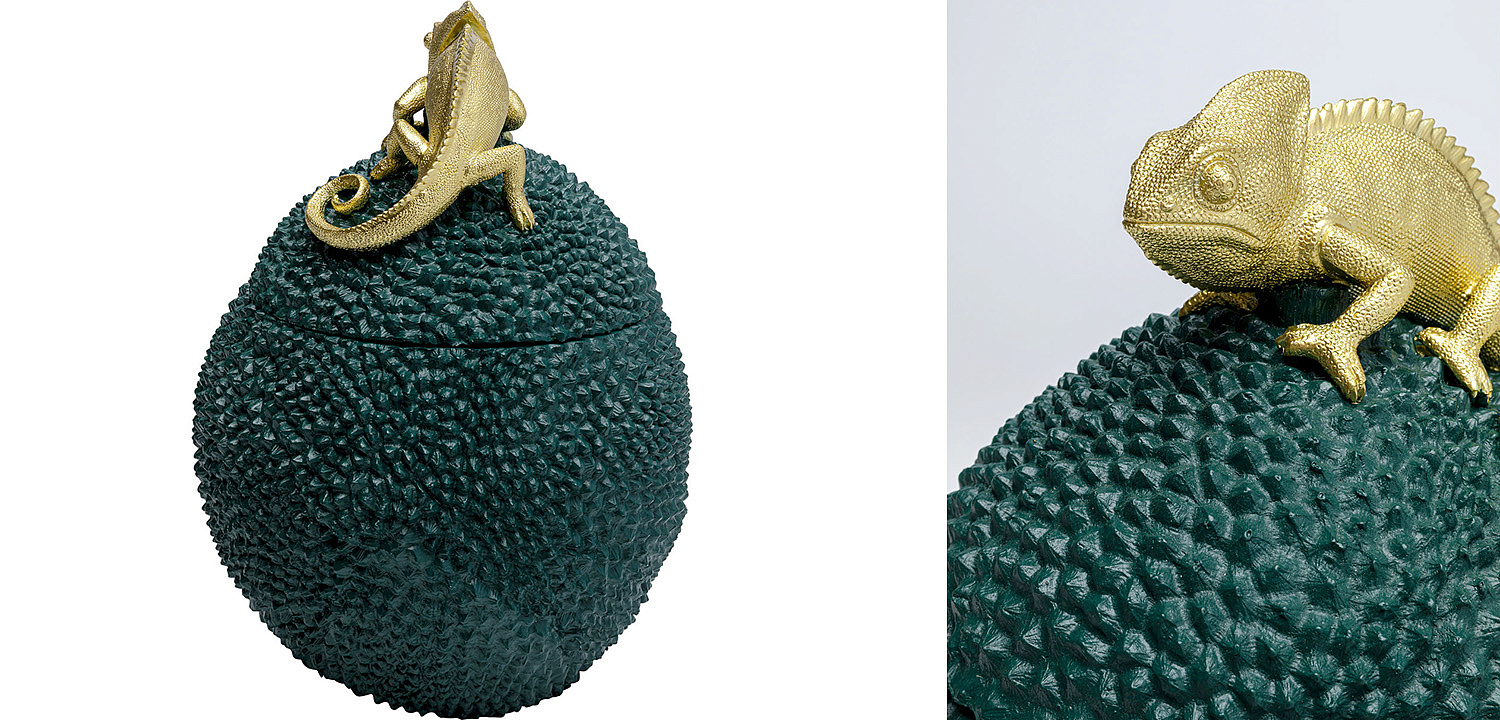 Шкатулка Lizard on tropical fruit Шкатулка Lizard on tropical fruit - Loft-Concept в Липецке