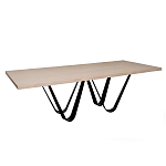 Стол обеденный на изогнутых ножках Consonance варинант исполнения - 2 | Loft Concept в Липецке