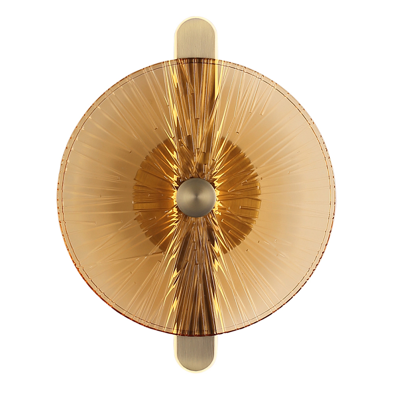 Бра с круглым стеклянным плафоном Gingham Янтарный Мятный в Липецке | Loft Concept 