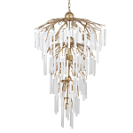 Люстра многоярусная с трубчатыми подвесками Dripping Crystals варинант исполнения - 3 | Loft Concept в Липецке