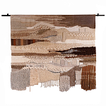 Тканый вручную монументальный настенный гобелен Earth Flow варинант исполнения - 6 | Loft Concept в Липецке